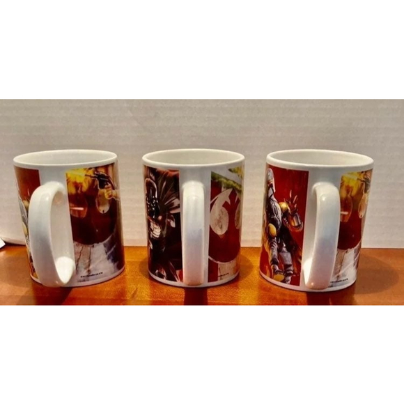 STAR WARS 2011 Galerie Lucasfilm Han Solo Luke Skywalker Mug Cup Set of 3 - Picture 2 of 8